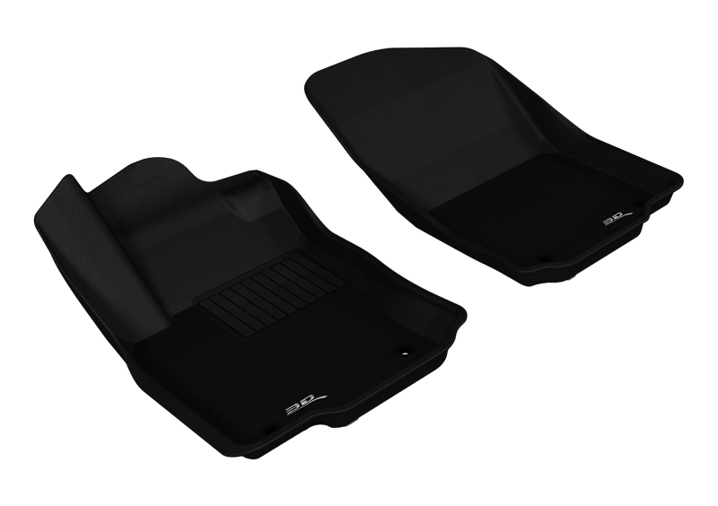 Mercedes-Benz ML-Class Floor Mats - Front - 3D MAXpider - Kagu - Black - `12-`18 Mercedes-Benz ML-Class Floor Mats - Front - 3D MAXpider - Kagu - Black - `12-`18